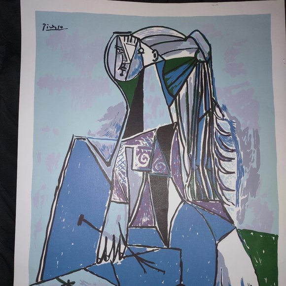 Pablo Picasso Other - Picasso Print "The Thinker" 60 of 500